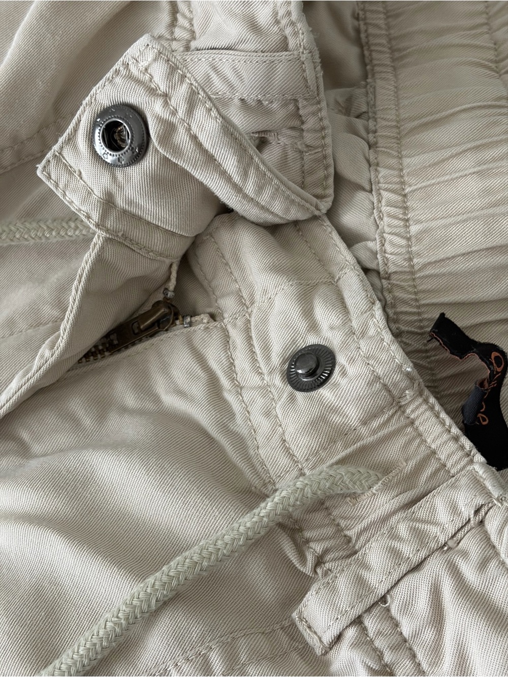 Quince Vintage Wash Tencel Drawstring Cargo Pants - Picture 4 of 5